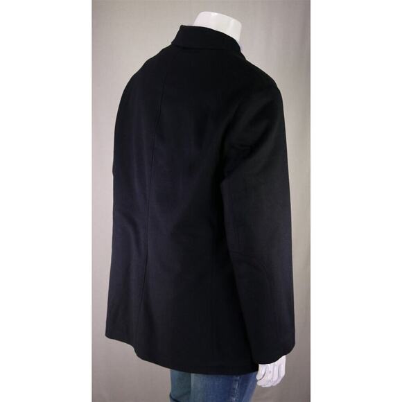 Mandelli Navy Blue Wool-Cashmere Car Coat Eu 58 - US 48/XL - Picture 6 of 9